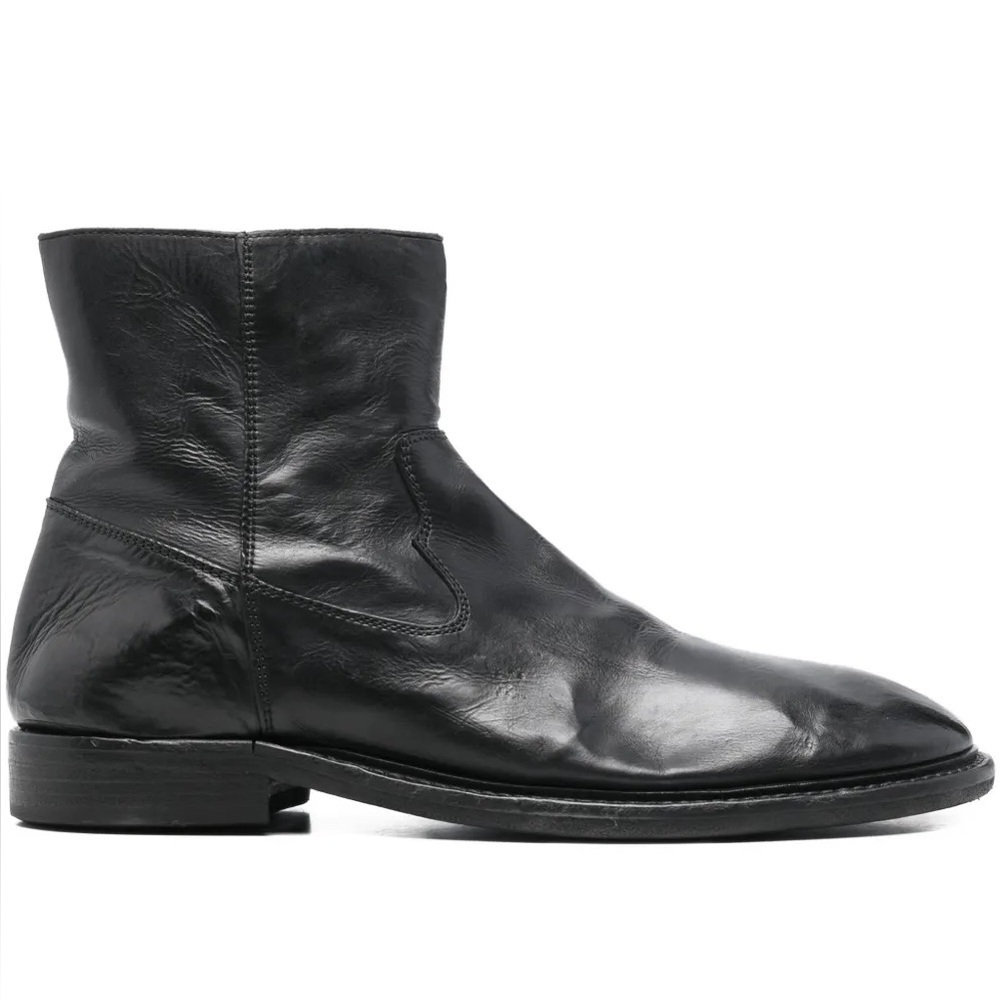 Magnanni Black Leather Men's Boots